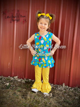 Load image into Gallery viewer, Singing in the Rain Ruffle Swing Top Set