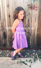 Load image into Gallery viewer, Purple Halter Playground Dress