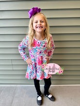 Load image into Gallery viewer, Striped Floral High Low Tunic