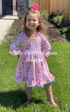 Load image into Gallery viewer, Sweet Pink Pumpkin Triple Ruffle Dress