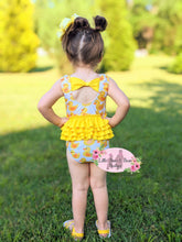 Load image into Gallery viewer, Rubber Duckie Ruffle Swimsuit