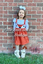 Load image into Gallery viewer, Girls' fox print dress