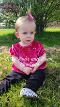 Load image into Gallery viewer, Velvet Star Romper Pink