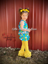 Load image into Gallery viewer, Singing in the Rain Ruffle Swing Top Set
