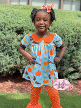 Load image into Gallery viewer, Fall Sweet Treats Peter Pan Collar Triple Ruffle Belle Set