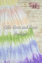 Load image into Gallery viewer, rainbow tie dye maxi dress