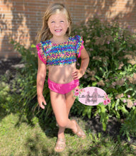Load image into Gallery viewer, Neon Cheetah Swimsuit