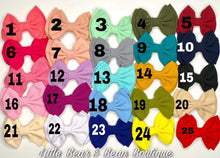 Load image into Gallery viewer, Solid Color 5 Inch Bow Alligator Clip