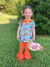 Load image into Gallery viewer, Fall Sweet Treats Peter Pan Collar Triple Ruffle Belle Set