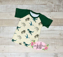 Load image into Gallery viewer, Dinosaur Fossil Short Sleeve Shirt