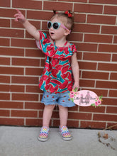 Load image into Gallery viewer, Watermelon Denim Set fruit