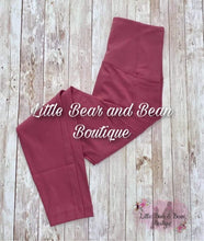 Load image into Gallery viewer, Ladies Athletic Leggings -Rose