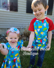 Load image into Gallery viewer, Singing in the Rain Twirl Dress