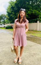 Load image into Gallery viewer, Ladies Ruffle Sleeve Eyelet Dress with Pockets- 3 Colors