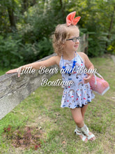 Load image into Gallery viewer, Rainy Rainbow Halter Shortie Set