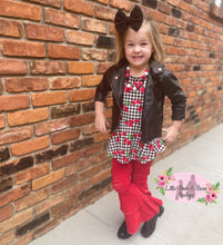 Load image into Gallery viewer, Red Distressed Double Wide Belles