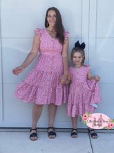 Load image into Gallery viewer, Mommy & Me Dot Boho Dress- Ladies