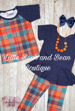 Load image into Gallery viewer, Fall Plaid Peplum Set