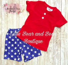 Load image into Gallery viewer, Star Spangled Short Set