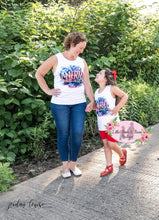 Load image into Gallery viewer, America the Beautiful Mommy & Me Tank- kids