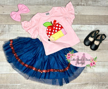 Load image into Gallery viewer, Polka Dot Apple Tulle Short Set