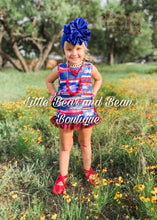 Load image into Gallery viewer, American Paint Stroke Swing Top Bummie Set