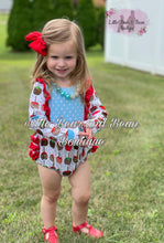 Load image into Gallery viewer, Candy Apple Fruit Ruffle Butt Romper