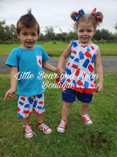 Load image into Gallery viewer, Red, White and Blue Popsicle Swing Top Set