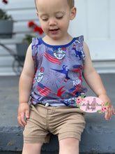 Load image into Gallery viewer, Daddy & Me Let Freedom Roar Tank- kids