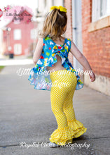 Load image into Gallery viewer, Singing in the Rain Ruffle Swing Top Set