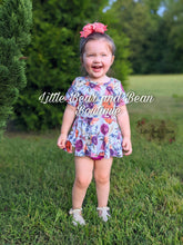 Load image into Gallery viewer, Fall Harvest Floral Velvet Bummie Set