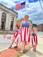 Load image into Gallery viewer, Mommy & Me Flag Dress- Ladies