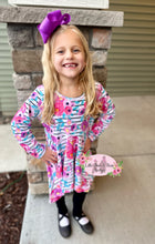 Load image into Gallery viewer, Striped Floral High Low Tunic
