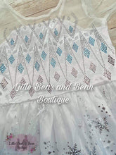 Load image into Gallery viewer, Ice Queen Fancy Dress with Cape