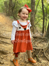 Load image into Gallery viewer, Fox Print Dress and Ruffle Shirt
