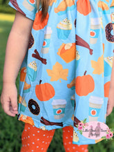 Load image into Gallery viewer, Fall Sweet Treats Peter Pan Collar Triple Ruffle Belle Set
