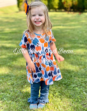 Load image into Gallery viewer, Blue Gourds Tunic with Ruffle Leggings