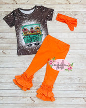Load image into Gallery viewer, Fall Truck Ruffle Belle Set