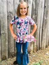 Load image into Gallery viewer, Blue Velvet Floral Belle Set