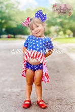 Load image into Gallery viewer, Faded Stars High-Low Bummie Set