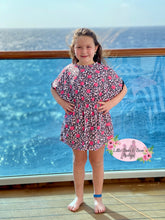 Load image into Gallery viewer, Leopard Rose Mommy and Me Child Cover Up