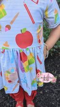 Load image into Gallery viewer, Doodle School 2.0 Peplum Set