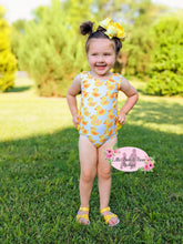 Load image into Gallery viewer, Rubber Duckie Ruffle Swimsuit