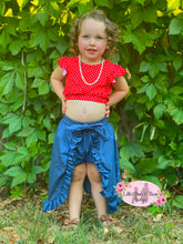 Load image into Gallery viewer, Polka Dot Skirt Shorts Set