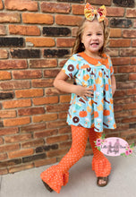 Load image into Gallery viewer, Fall Sweet Treats Peter Pan Collar Triple Ruffle Belle Set