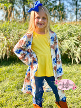 Load image into Gallery viewer, Pre-order RTS from Supplier Floral Highland Cow Cardigan