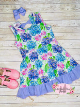 Load image into Gallery viewer, Hydrangea Bow Back Dress
