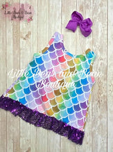 Load image into Gallery viewer, Mermaid Sequin Swing Top