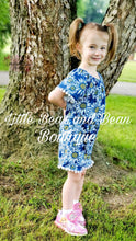 Load image into Gallery viewer, Navy Daisy Romper