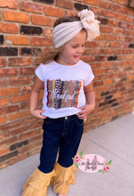 Load image into Gallery viewer, Cheetah Thankful Denim Belle Set